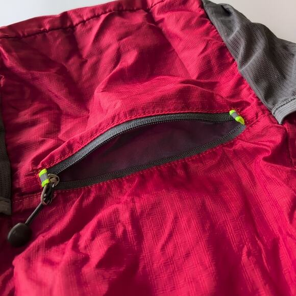 HIKPRO Red & Gray Durable Lightweight Packable Backpack Water Resistant - Picture 8 of 10